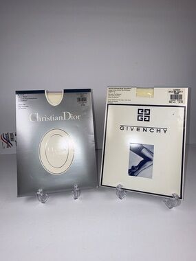 Set of 2 pair Pantyhose - Christian Dior (size 1) Givenchy (size A)